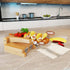 Wooden Tortilla Press, Mexican Tortillera Presser Made from Natural Bamboo Wood with Recipes eBook (Square 6")
