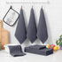 Homaxy 100% Cotton Kitchen Towels Set, 12 x 12 Inches & 13 x 28 Inches, Set of 8 Ultra Soft Absorbent Dish Towels