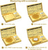 MAXUS Digital Gram Scale, 200g x 0.01g Capacity with Stylish Gold Plated Cover for Jewelry and Food Weighing