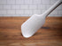 RSVP International Ela Series: Heat Resistant Cooking & Baking Silicone Wrapped Steel Rubber Scraper, 11x2, White