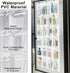 24 Closet, Over the Door Shoe Organizer with Crystal Clear Pockets and Metal Hooks Heavy Duty Hanging Shoe Storage Rack