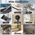 Hard Bristle Crevice Cleaning Brush, Thin Gap Cleaning Tool for Toilet, Bathroom, Kitchen, Bathtub, Sink, and Window (3