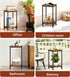2-Tier KEETDY Small Side Table for Small Space End Tables for Living Room, Storage Shelf Night Stand, Sofa Bedroom