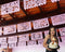 Mexican Banner Flags Light Pink Papel Picado - Over 60 feet Long Pastel Pink Tissue Paper Garland for Weddings,