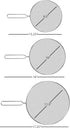 Classic Cuisine Stainless Steel Oil frying pans and pots, 3-pc set Splatter Screen Guards, S, M, L by Classic Cuisine