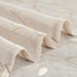 jinchan Sheer Door Curtain, Floral Embroidered Semi-Sheer Voile, Light Filtering Drape Rod Pocket 1 Panel W55 x L40