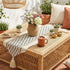 12 46 Inches, yuboo Boho Table Runner Triangular End * Coffee Table Runner with Tassels, Macrame Dresser Runners Scarf