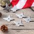 Weewooday 10 Pieces Cool Ninja Magnet Refrigerator Magnets - Funny Throwing Star for Home Office