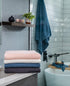 79446 Set, 6 Set, 2 2 2 Simpli-Magic Diamond Bath Towels Piece Bath Towels, Hand Towels, Washcloths, White