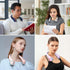 Portable Neck Fan - 4000mAh Air Conditioner with 5-17H Lifespan, 3 Adjustable Speeds, 64 Cool Lights (Pink)