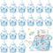 Nuenen 36 Pcs Baby Bottle Party Favors Plastic Mini Milk Bear Bottles for