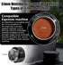 51mm Espresso Distributor, Slow Rebound Coffee Leveler Tool with Stainless Steel 2 Blade Base, Fits 51mm Portafilters