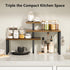 Countertop Organization,3 Counter Alsonerbay Organizer Tier Corner Shelf for Kitchen with Hooks for Coffee Area