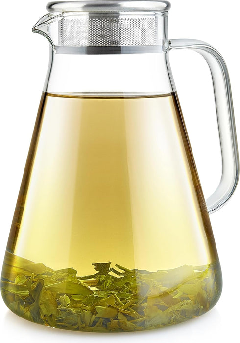 Teabloom One-Touch Tea Maker, 2-in-1 Teapot and Kettle with Stainless Steel Filter