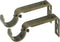 Ivilon Adjustable Brackets for Curtain Rods - Set of 2 for 1 or 1 1/8 Inch Rods