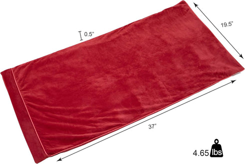 Luxury Cinnamon Clove Aromatherapy Weighted Blanket - Plush Lap Quilt