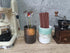 Stoneware Coffee Spoon Holder for Coffee Bar, Tea Spoon Holder Jar Teaspoon Holder Coffee Stirrers Holder Upright Coffee Spoon Holder Cup, Coffee Stir Stick Holder Small Utensil Holder (Fireworks)