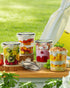 Overnight Oats Container with Lids, 4 Pack 13oz BPA Free Plastic Mason Jars, Leak Proof for Yogurt and Soup