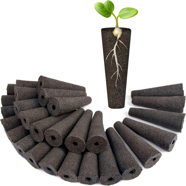 SZLJYLM Grow Sponges 60 Pack, Hydroponics Replacement Root Growth Sponges Compatible with Aero