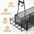 2 Grill Caddy, BBQ Caddy with Paper Towel Holder and Hooks, Grill Utensil Organizer for Camping Outdoor Barbecue