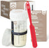 Cozy Bread Sourdough Starter Jar Kit - USA Brand - Cups and