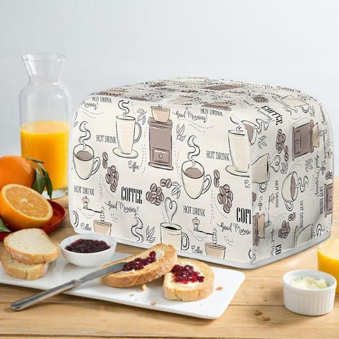 Mumeson Coffee Toaster Covers for 2 Slice Bread Toaster Oven, Kitchen Appliance Protection Cover
