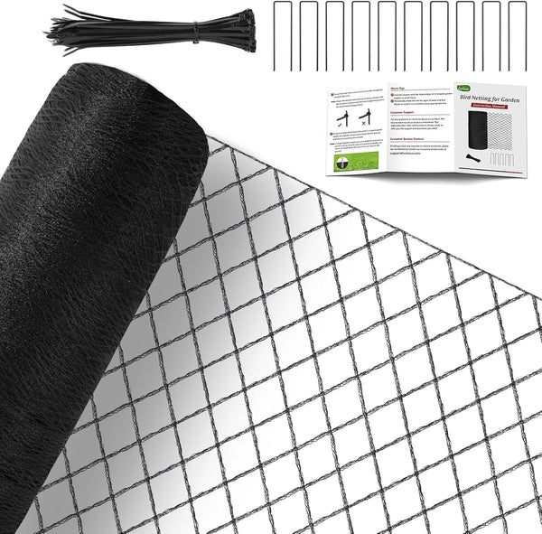 Netting for Chicken Coop, Chicken Netting for Hawks (Overhead), 7.5 x 100