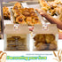 BIUBIU 25ct 8.74.311inch Thicker Large Bread Bags for Homemade with Window, Twist Tie & Sticker Label - Ideal