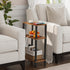 TB01BB077 TUTOTAK Small Side Table, Narrow End Table, Skinny Sofa Table, Slim Nightstand, Couch Table, Living Room, Bed