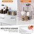 Hampsele Countertop Kitchen(4 Acrylic Kitchen Cabinet Organizer Shelf, Spice Rack, Plate and Cupboard Storage Riser