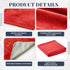 Fanfanwin Comfort(80 80 in,Red,1 Couples Waterproof Mat Lover Reusable Stainproof Blanket Quiet Easy Use Mattress