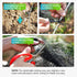 7.5 100 Netting for Chicken Coop, Chicken Netting for Hawks (Overhead), x ft HDPE Bird Netting, with Zip Ties