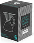 Coffee Gator Pour Over Coffee Maker, 27 oz, Portable Drip Brewer Set with Glass Carafe & Stainless-Steel Filter