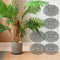 WISHDIAM 6PCS Plant Riser, 12 inches Adjustable Heavy Plant Stand for Indoor, Outdoor, Airflow and Drainage