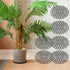 WISHDIAM 6PCS Plant Riser, 12 inches Adjustable Heavy Plant Stand for Indoor, Outdoor, Airflow and Drainage