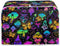 Gomyblomy Mushroom Butterfly Toaster Cover, Polyester Fabric Dustproof Cover for Kitchen, Washable Microwave Oven