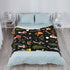 Siiuuol 80x60 Inch Wild Forest Mushrooms Throws Blanket Gifts for Men Women Gfits Couch Bed Bedding Soft Moth Moon