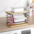 Counter ALOCEO Large Wire Basket for Kitchen Pantry, Stainless Steel Kitchen Organizer for Potato Onion, Trash Bag