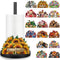 LemonRoad 17 Pcs Holiday Interchangeable Kitchen Paper Towel Holder Wooden Sunflower 4th of