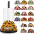 LemonRoad 17 Pcs Holiday Interchangeable Kitchen Paper Towel Holder Wooden Sunflower 4th of