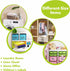 Hebayy 318 PCS Laundry Room & Linen Closet Organization Labels - Water/Oil Resistant Stickers for Home Office, Bathroom