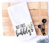 Handmade Funny Kitchen Towel, 100% Cotton Funny Hand Bar Towels for Champagne Celebrations, 28x28 Inch
