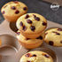Muffin Cake Pan, 13-Inch Non-Stick 6-Cavity Cupcake Bakeware for Oven Baking