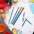 24 Pieces Cake Decorating Tool Set - Cookie Decorating Fondant Tools, Brushes, Sugar Stir Needle, Tweezer (Blue)
