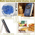 3 Pack Plate Stands for Display 3/4.5/6 Inch, Metal Picture Frame Holder, Small Easel Stand for Photo Plaque Art
