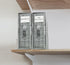 SheetCube 2 Pack Foldable Bed Sheet Organizers and Storage, Linen Closet Organizer Folder with Window & Label