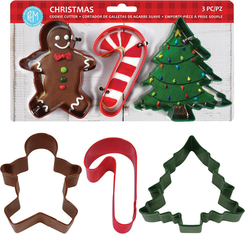 R&M International Christmas Cookie Cutters, 3 Count