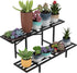 GIOTORENT 2 Tier Plant Stand Indoor, Narrow Plant Stand Outdoor, Display Rack