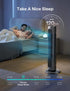 PELONIS 30 Inch Oscillating Tower Fan, 3 Speed Settings, Auto-off Timer, Standing Fan PFT28A2BBB, Black