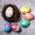 30 8 Easter Eggs Pcs White Plastic Eggs Fake Eggs for Crafts Hanging Plastic Hunts Basket Fillers DIY Painting